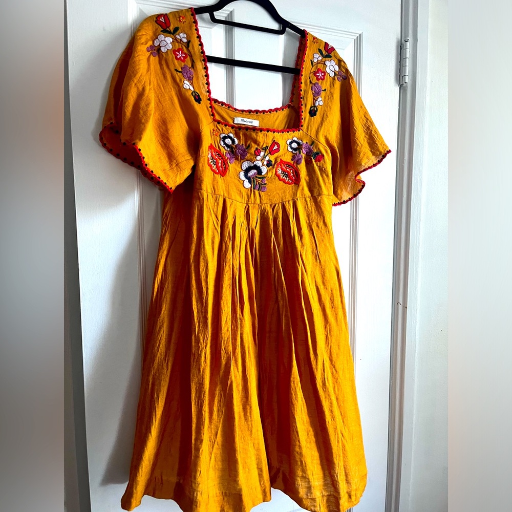 Madewell Embroidered Dress